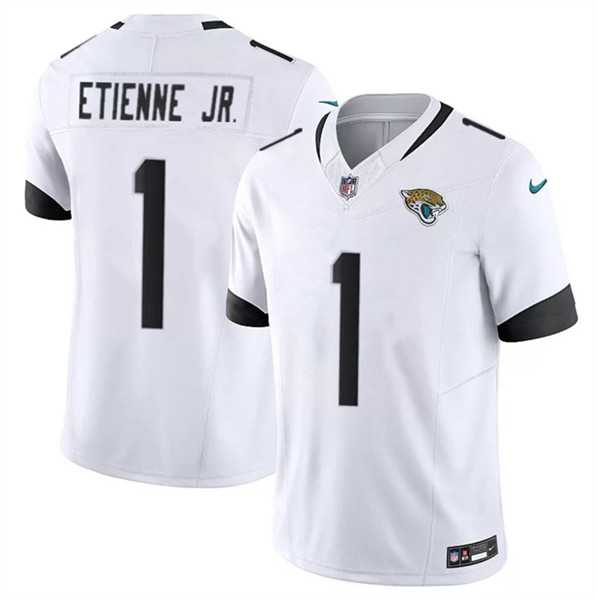 Men & Women & Youth Jacksonville Jaguars #1 Travis Etienne Jr. White 2023 F.U.S.E Vapor Untouchable Limited Stitched Jersey,We sell and wholesale Men & Women & Youth Jacksonville Jaguars #1 Travis Etienne Jr. White 2023 F.U.S.E Vapor Untouchable Limited Stitched Jersey on line form chian!